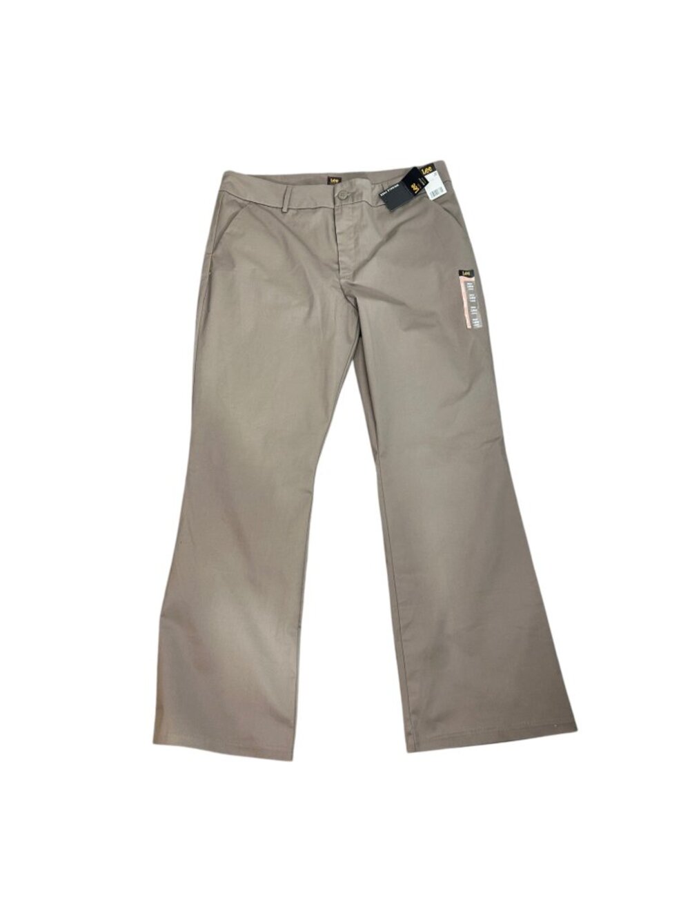 NWT Lee Womens Plus 18W Long Bootcut Pants Coventry Wrinkle Free Mid Rise